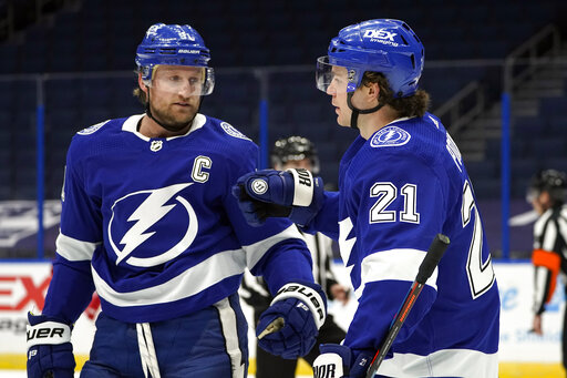 Killorn, Lightning beat Red Wings 5-1 for 3rd straight win
