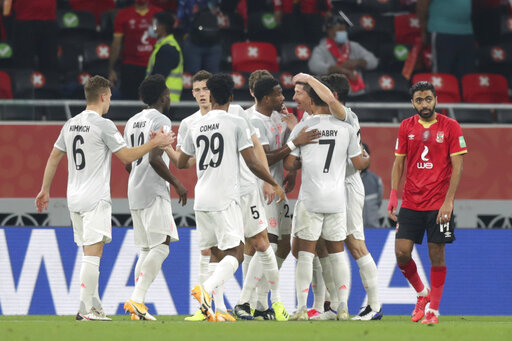 Bayern beats Al Ahly 2-0 to reach Club World Cup final