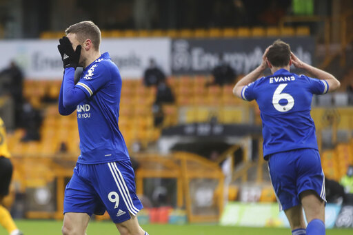 Leicester held 0-0 at Wolves in Premier League
