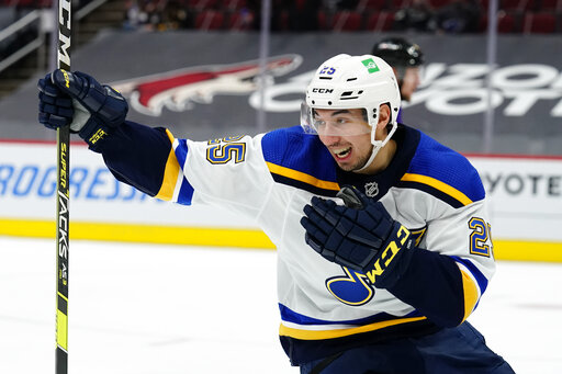 Blues beat Coyotes 5-4 in OT in Game 6 of marathon series