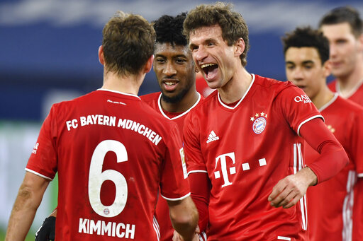 Bayern profits from inconsistent rivals in Bundesliga