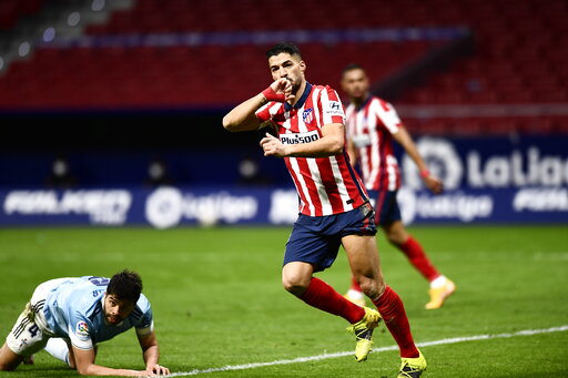 Atletico concedes late, misses chance to increase its lead