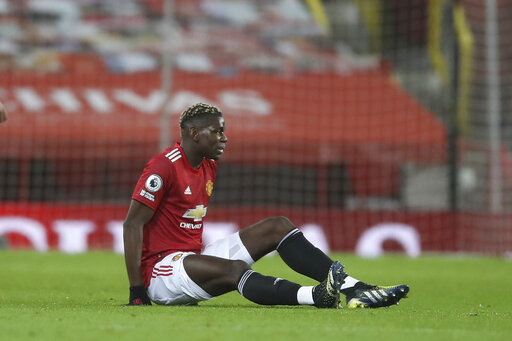 Pogba out for 'a few weeks,' says United manager Solskjaer