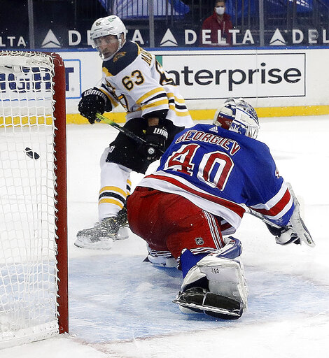 Bruins beat Rangers in OT; NHL-leading Leafs top Canadiens
