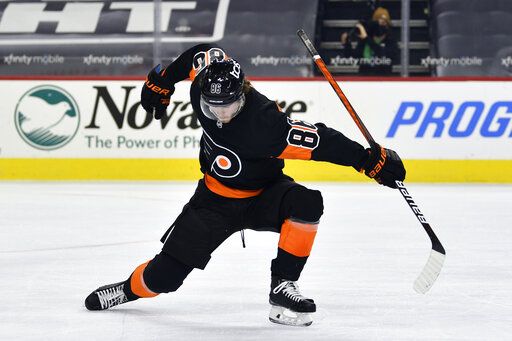 Farabee, Hayes lead Flyers to OT win over Islanders